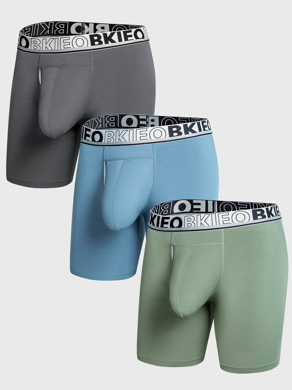 Ampia Tasca Boxer Aderenti con Patta Anteriore, Realizzati in Fibre TENCEL™ Modal