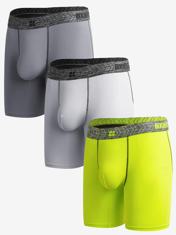 Boxer Briefs in Poliestere a Asciugatura Rapida Ampia Tasca Boxer Aderenti per lo Sport